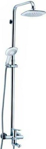 Душевая стойка Kaiser  36182, высота 127.5 см, ручной душ, верхний душ, смеситель, излив для ванны, цв. хром,  ZZ Kaiser Arena 36182 / к.т.417450
