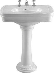 Раковина 700х330мм, с 1 отв. д/смесит.,  ZZ Devon & Devon Rose IBLG3FROSE