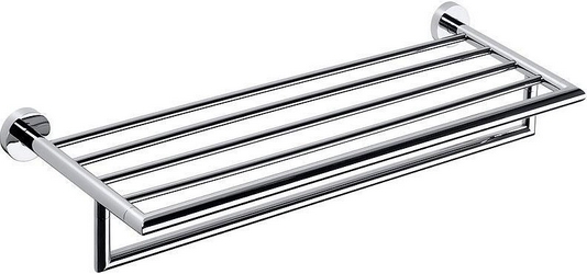 Полка для полотенец 600(655)x215мм, (цв. хром), Omega ZZ