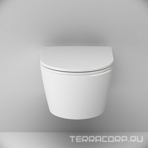 Подвесной унитаз c крышкой-сиденьем микролифт, белый AMPM FUNC C8F1700SC