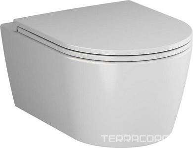 Подвесной унитаз c крышкой-сиденьем микролифт, белый AMPM FUNC C8F1700SC