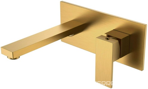 Смеситель встраиваемый для раковины Bronze, с внутренней частью, цв. бронза ZZ Boheme Qubic 475-BR