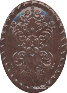 Керамическая плитка Kerama Marazzi Версаль Декор  коричневый XX12x16 Коричневый 