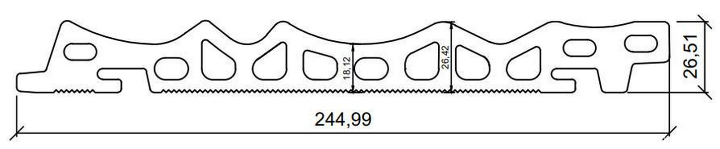 Керамогранит Faveker GA16  Blanco Artico Muskiz 24x146.6 Белый 