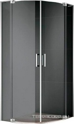 SLIDER-R-2-90/100-GRIGIO-Cr Душевой уголок | ZZ