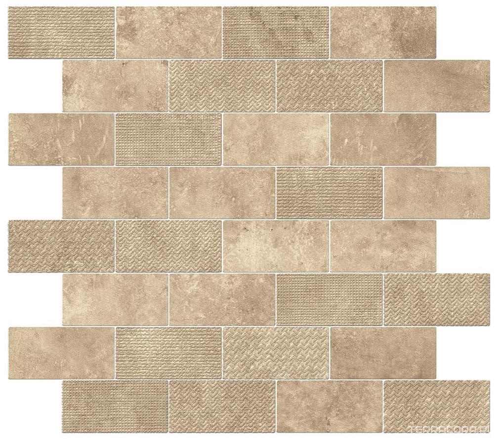 Мозаика Atlas Concorde Italy Aix Beige Minibrick Tumbled 30,5x30,5 Бежевый, фото 3