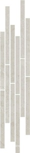 Керамическая плитка Kerama Marazzi Карму Декор  мозаичный серый светлый матовый 75х15 Серый 
