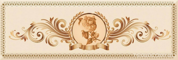 Decor Medallion Flower 04 XX |10x30