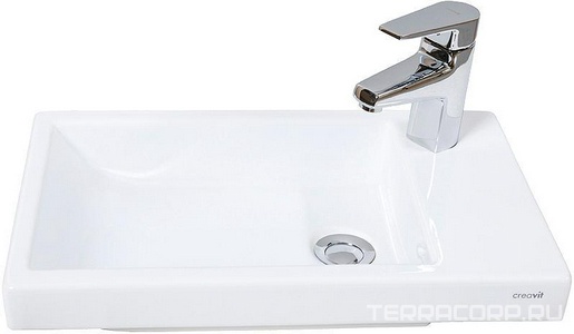 Раковина угловая,  500*300 мм , белая KL Creavit Elmas TP026-00CB00E-0000 / TP026(TP026.00000)