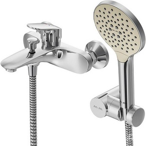 Смеситель для ванны/душа , с установочным комплектом, шланг, лейка, смеситель в компл, хром AMPM Like F8015000