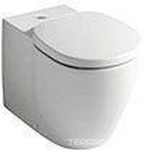 Чаша напольного пристенного унитаза "Коннект-AQUABLADE", выпуск в стену, БЕЗ крышки,крепеж в компл., цв.белый ZZ Ideal Standard Connect E039701