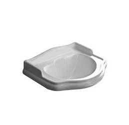 Раковина Kerasan Retro 103001D встраиваемая 62 см| 62x22x45