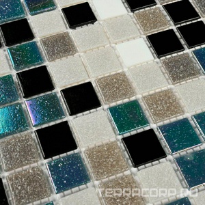 Мозаика Bonaparte Мозаика стеклянная Boston  (20x20x4) 32,7x32,7 Комбинированный 