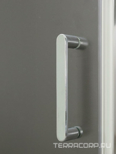 Душевой уголок 1050х1000хh1900мм, прямоуг., 1 раздвиж. дверь с 1 неподв. сегментом и боковой стенкой, (стекло прозр,5мм, фурн.цв.хром),  ZZ BelBagno Unique UNIQUE-AH-1-100/115-100-C-Cr