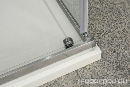 Душевой уголок 1050х1000хh1900мм, прямоуг., 1 раздвиж. дверь с 1 неподв. сегментом и боковой стенкой, (стекло прозр,5мм, фурн.цв.хром),  ZZ BelBagno Unique UNIQUE-AH-1-100/115-100-C-Cr