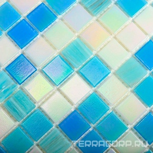 Мозаика Bonaparte Мозаика стеклянная Ocean  (20x20x4) 32,7x32,7 Комбинированный 