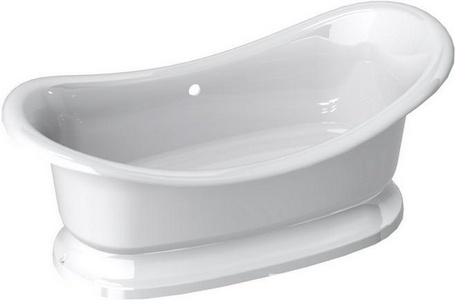 Ванна отдельностоящая 1890x870xh758мм, без слива-перелива, литой мрамор цв.белый глянец., Мальборо ZZ Астра-Форм мальборо Ванна Мальборо