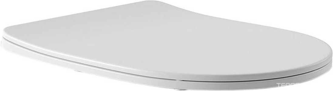 Сиденье для унитаза, с микролифтом, (цв.белый глянец), Ovo / Cone ZZ Aqueduto Универсал OVO/CON0410