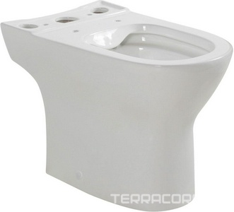 Чаша напольного, безободкового унитаза, (крепеж к полу в компл.),  ZZ BelBagno Lounge BB045CPR