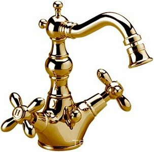 Смеситель для биде, с д/к, (цв. золото)  ZZ Gaia Avebury RB 8044 OR