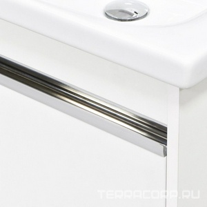 Тумба подвесная 80 см, БЕЗ раковины Миранда 1WH302251, цв. белый Aquaton Капри 1A230201KP010