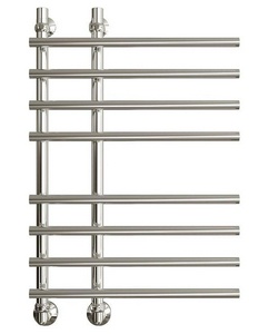 Полотенцесушитель водяной 80х15 см, БЕЗ установочного комплекта n166302, цв. хром глянец K Двин L 4627085981527 / 4627086038527