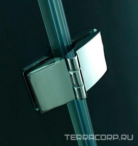 Штора на ванну складная 2-х секционная, 1200х1450мм, крепление справа (стекло текстурное Punto 6мм, фурнит.цв.хром), ZZ Cezares Verona VERONA-V-21-120-P-Cr-R