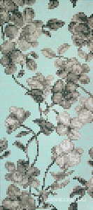 Мозаика Bisazza Flora decorations Hanami azzurro A 2x2 ZZ129.4x291.2 Комбинированный 