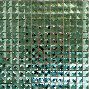 Мозаика Мастера Керамики Glass Мозаика F2x1 (чип 20x20) 30.4х30.4 Серый 