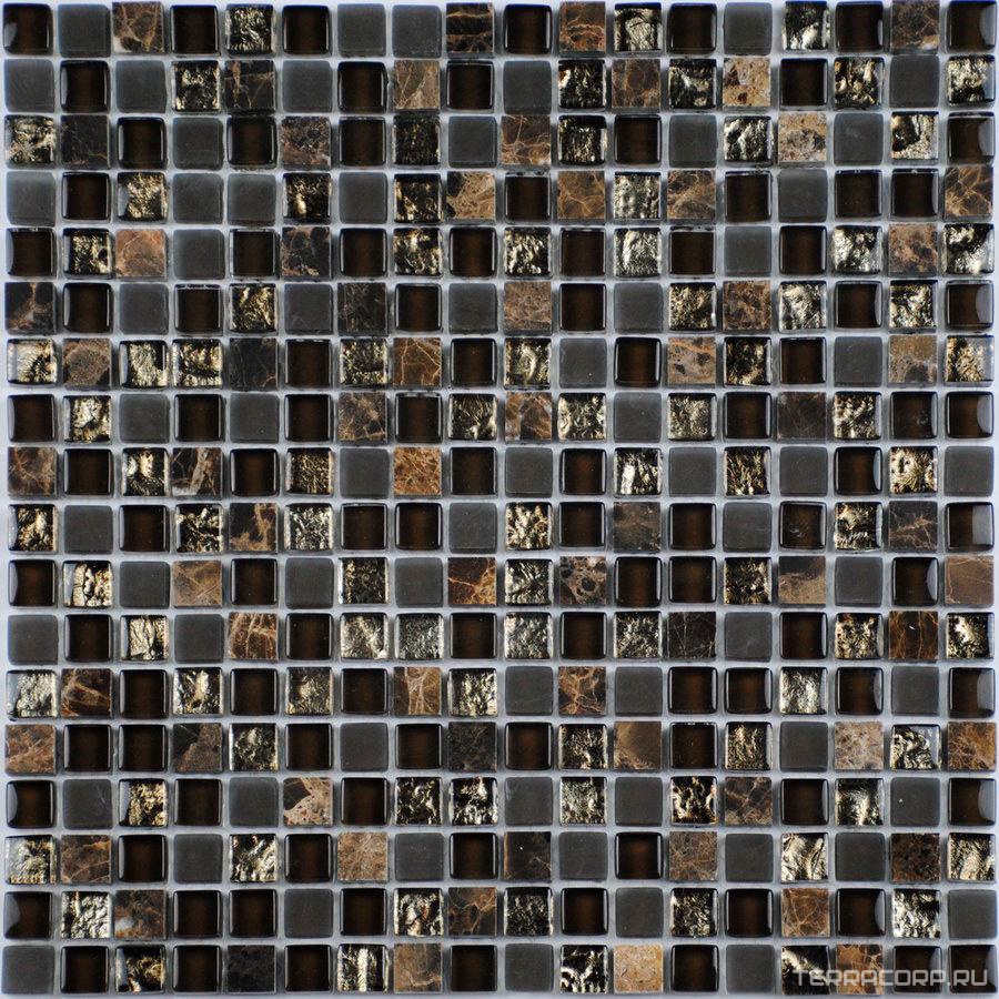 Мозаика Спектр-М Микс стекло Мозаика из стекла на сетке SK10-191 30x30 Комбинированный, фото 3