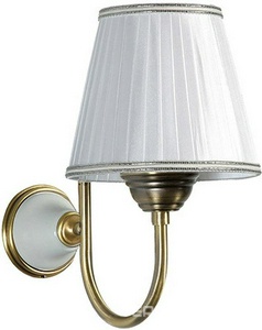 Светильник настенный, БЕЗ АБАЖУРА, (цв.белый/бронза), Tiffany ZZ TW Collection Универсальная TWHA029bi/br