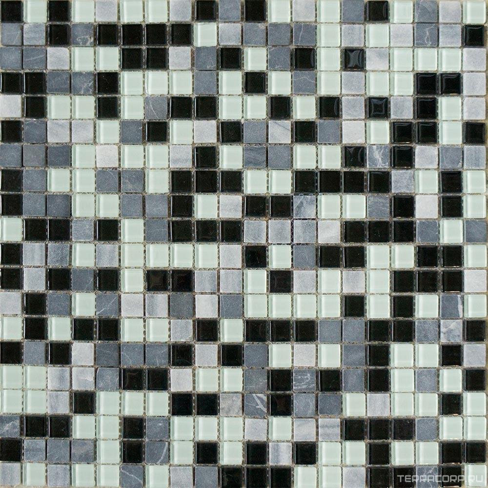 Мозаика Мастера Керамики Glass & Stone Мозаика НК-44 мраморный Crystal+Stone ZZ32.7x32.7 XX n/a, фото 3