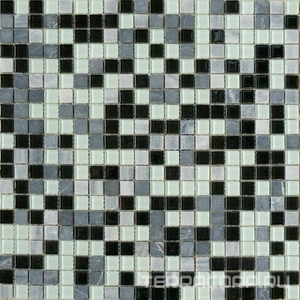 Мозаика Мастера Керамики Glass & Stone Мозаика НК-44 мраморный Crystal+Stone ZZ32.7x32.7 XX n/a 