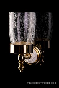 Стакан подвесной Palazzo 10104, 8x11.5x19.5 см,  цв. золото, ZZ Boheme Универсал 10104