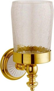 Стакан подвесной Palazzo 10104, 8x11.5x19.5 см,  цв. золото, ZZ Boheme Универсал 10104