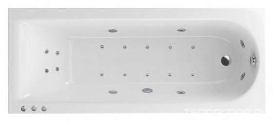 Акриловая ванна Excellent Actima Aurum Lux 150x70| 150x70x44