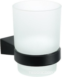 Стакан для зубных щеток  подвесной, цвет черный ZZ Fixsen Trend FX-97806