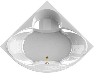 Ванна г/м"ФИЛАДЕЛЬФИЯ-BRONZE",1680х1680, ГМ4"Вентура",СМ8(5 "Вентура"+3 микроф.),АМ10,фронт.пан.,контрол.200,молдинг,смес./излив "Бриз/Ниагара-BRONZE"