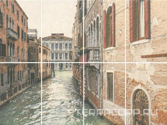 Панно Золотой пляж Venezia(из 8х частей 20х30) |60x80