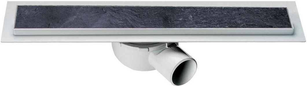 Душевой лоток 800 мм, пропускн.спос-ть 48 л/мин, с решеткой под плитку, (цв.нерж.сталь),  ZZ Vincea Say Almira-S SAY.602.80.S.U