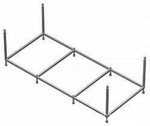 Каркас для ваны Sense 170*70 см, в комплекте с монтажным набором XX