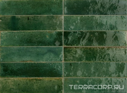 Керамогранит Marazzi Lume  Green ZZ6x24 Зеленый 