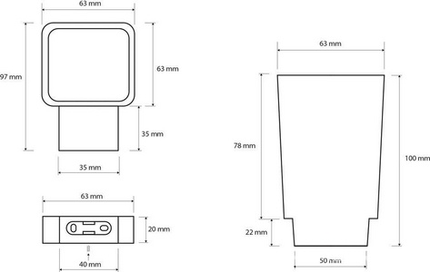 Стакан для зубных щеток (цв. хром),  ZZ Bemeta Via 135011012