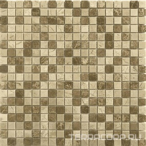 Мозаика Спектр-М Натуральный камень Мозаика из камня на сетке М20-266-15Р 30.5x30.5 Комбинированный 