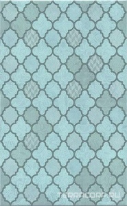 Керамическая плитка Kerama Marazzi Фоскари Декор  бирюзовый  25х40 Голубой 