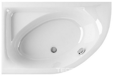 Акриловая ванна Excellent Aquarella 170x110 левая с каркасом| 170x110x50