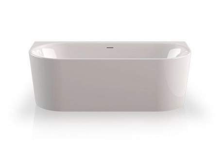 Ванна пристенная 180х80хh60см, с щелевым переливом, без слив-перелива, акрил, цв.белый глянцевый, (продавать со сливом 0100-091-06), Fresh Wall ZZ Knief Wall Corner 0100-231 white / white