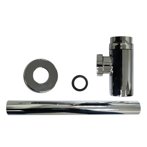 Сифон для раковины 1*1/4, цилиндр, без донного клапана, цв. хром Azario Универсал AZ-108-CHR