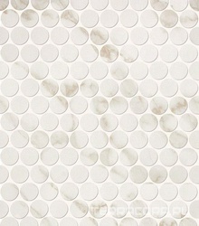Calacatta Round Mosaico ZZ| 29.5x32.5
