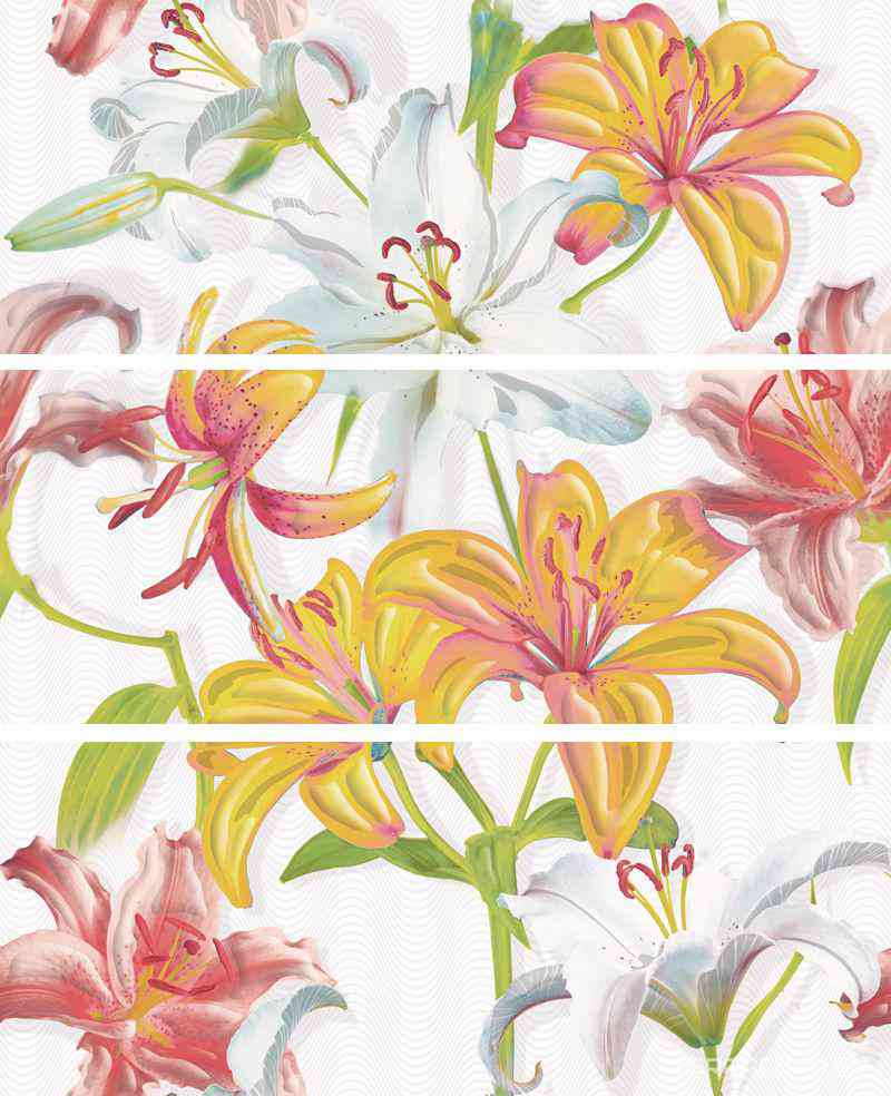 Панно Variete bouquet (3 плитки) ХХl50.5x60.3